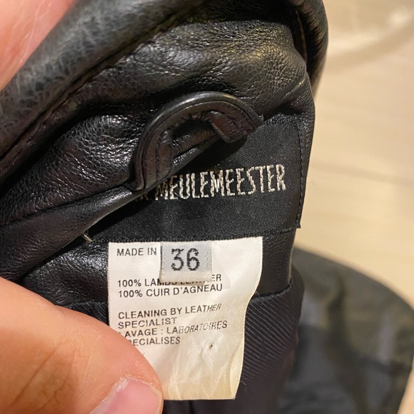 Ann Demeulemeester Archival Lamb Leather Coat Dress - Picture 5 of 11